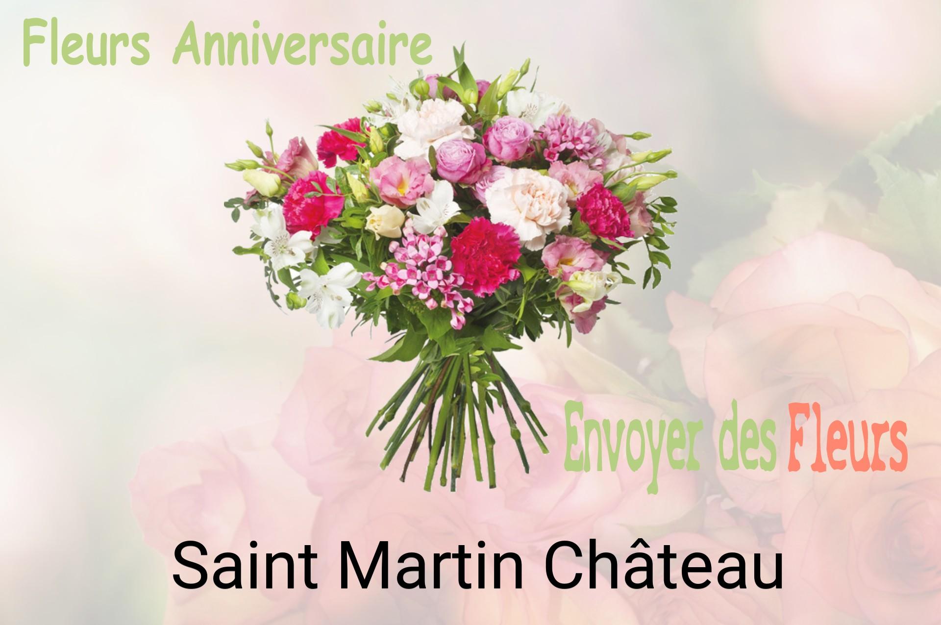 Bouquet de fleurs d’anniversaire livré à Saint-Martin-Château