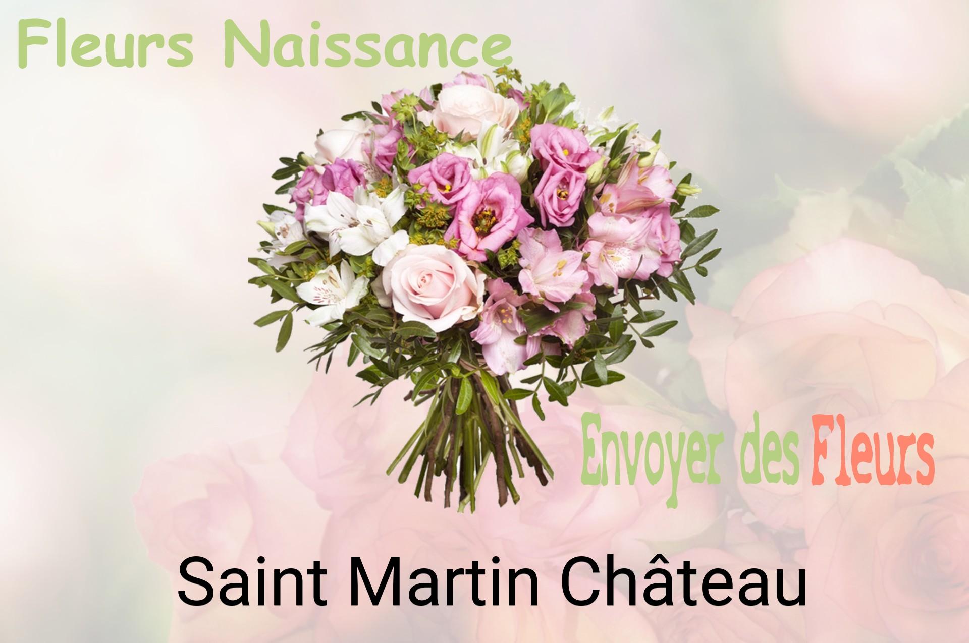 Bouquet de fleurs de naissance livré à Saint-Martin-Château